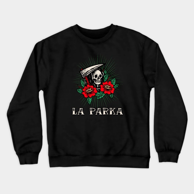 La Parka Crewneck Sweatshirt by Vintage Oldschool Apparel 